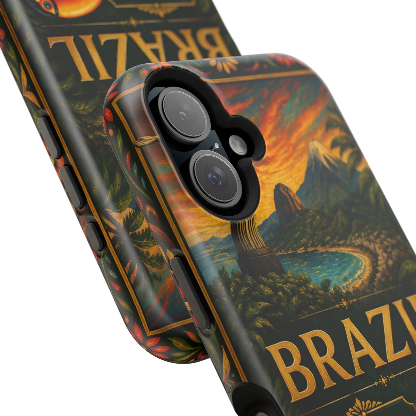"Funda Magnética Reforzada Magnética Reforzada Brasil: Ritmo, Naturaleza y Alegría Infinita 🎶🌴🏖️"
