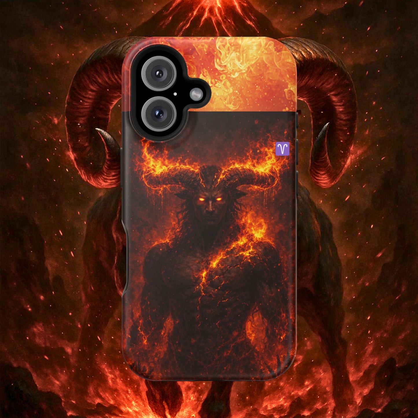 "Funda Magnética Reforzada ♈ Aries — Espíritu de fuego"