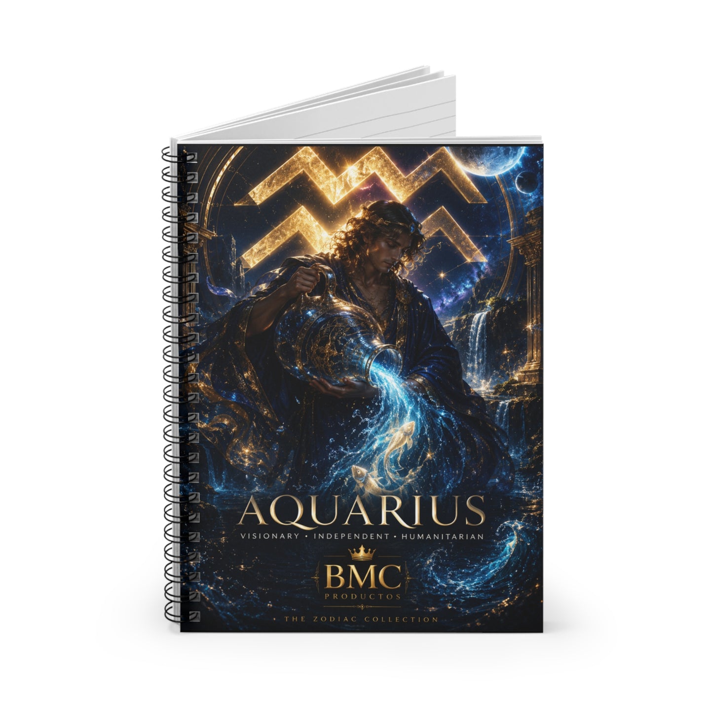 "libreta ♒ ACUARIO – El Visionario del Cielo y el Agua"