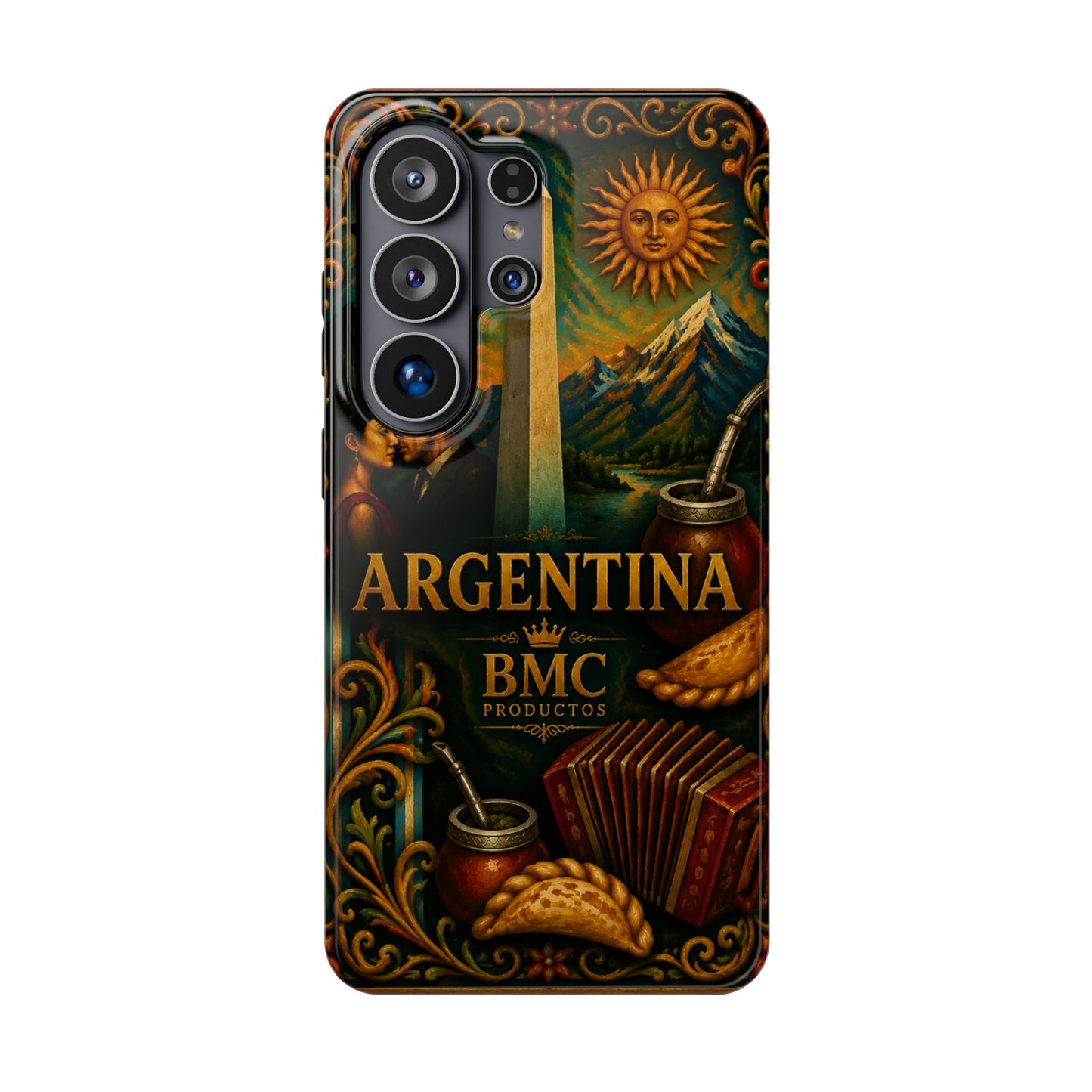 "Funda Magnética Reforzada Argentina: Pasión, Tradición y Tierra de Sueños🔥🏞️"