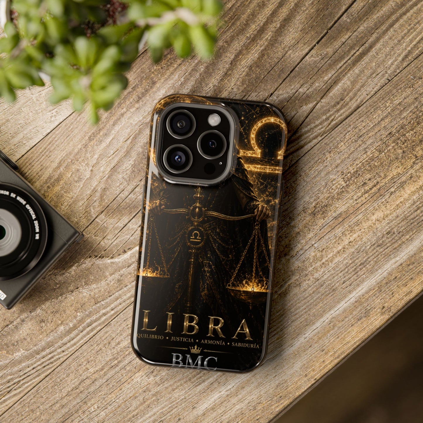 "Funda Magnética Reforzada libra– La Guardiana del Equilibrio"