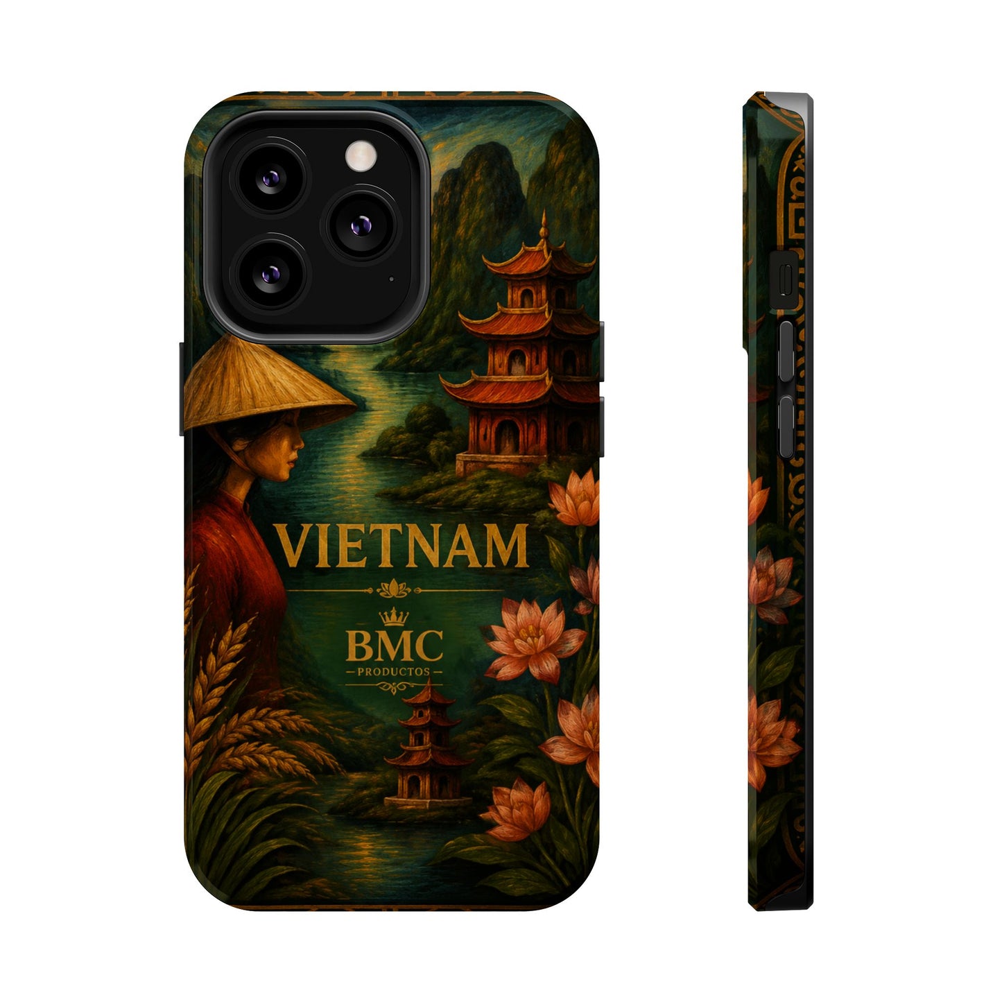 "Funda Magnética Reforzada Magnética Reforzada  Vietnam: Tradición, Naturaleza y Leyendas Ancestrales 🎋🏯🐉"