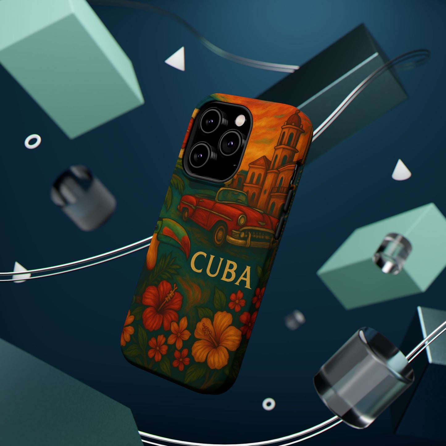"Reinforced Magnetic Case Reinforced Magnetic Case Cuba: Rhythm, History and Caribbean Charm 🎺🚗🌴"