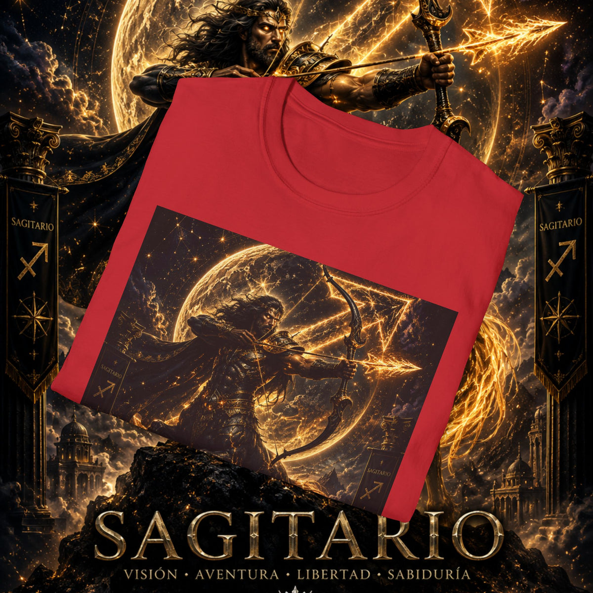 "Camiseta Sagitario – El Cazador del Horizonte"