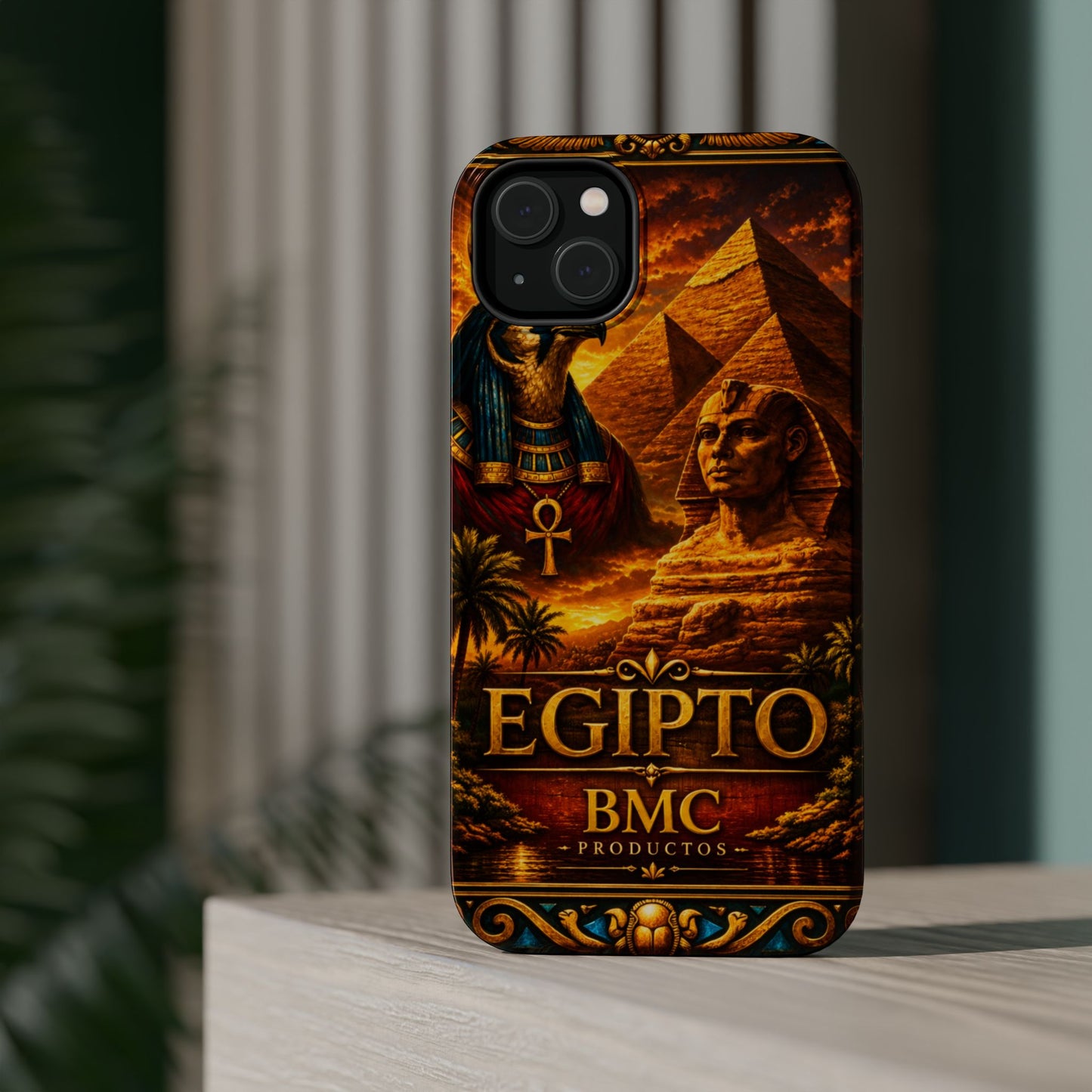 "Funda Magnética Reforzada Egipto Misterio Dorado del Nilo 🏺🌅🐫