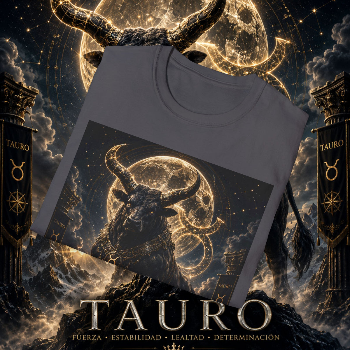 "Camiseta ♉ Tauro — Fuerza silenciosa de la tierra"