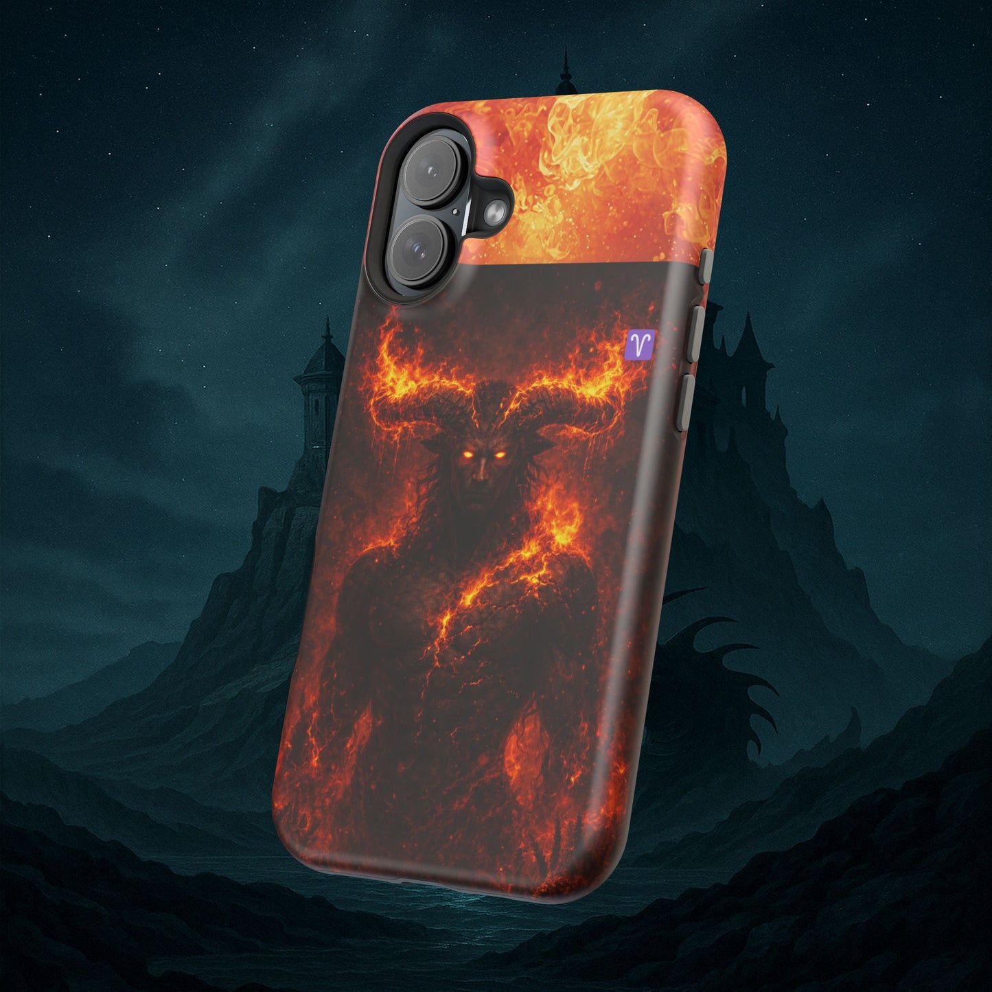 "Funda Magnética Reforzada ♈ Aries — Espíritu de fuego"