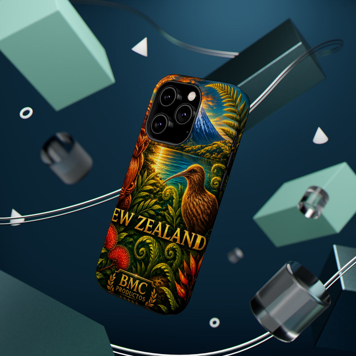 "New Zealand Reinforced Magnetic Case🏞️ – A paradise of nature and adventure"