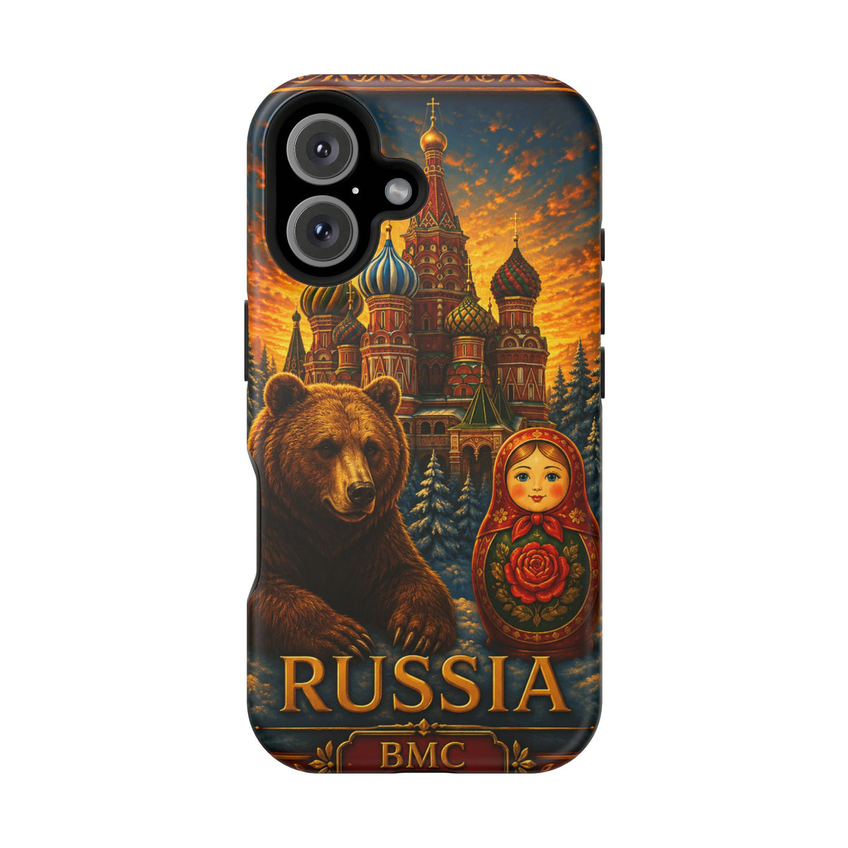 "Reinforced Magnetic Case Russia❄️ – Land of history, mystery, and grandeur"