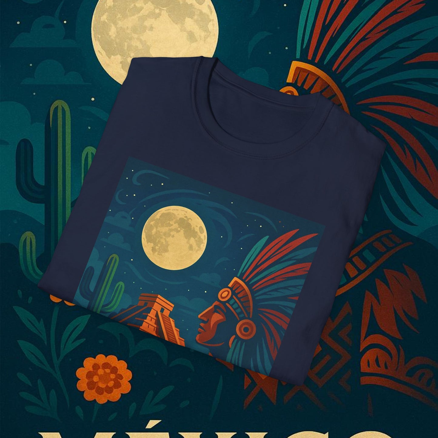"Camiseta México: Tierra de Colores, Cultura y Corazón 🌵🎉🪅"