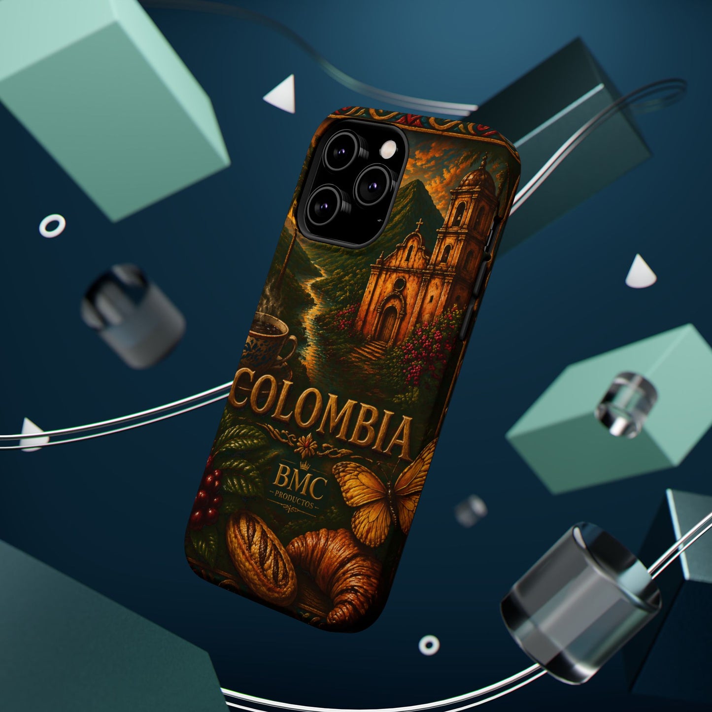 "Funda Magnética Reforzada Colombia: Magia de Colores, Café y Tradición ☕🎨🌄"