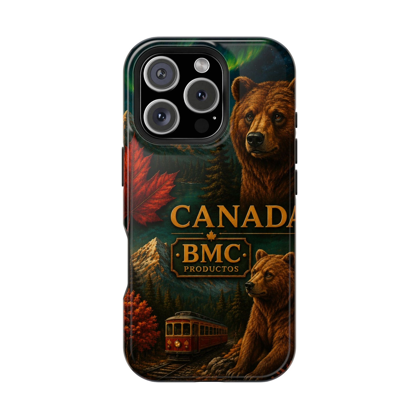 "Funda Magnética Reforzada Magnética Reforzada Canadá: Naturaleza Majestuosa y Espíritu Libre 🍁🏞️🦌"