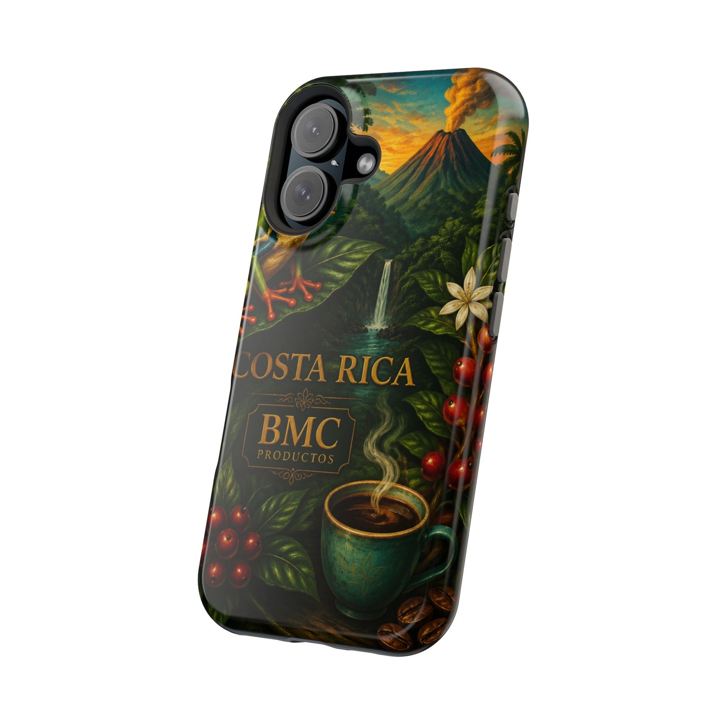 "Funda Magnética Reforzada Magnética Reforzada Costa Rica: Pura Vida entre Volcanes y Selvas 🌋🌴🦜"