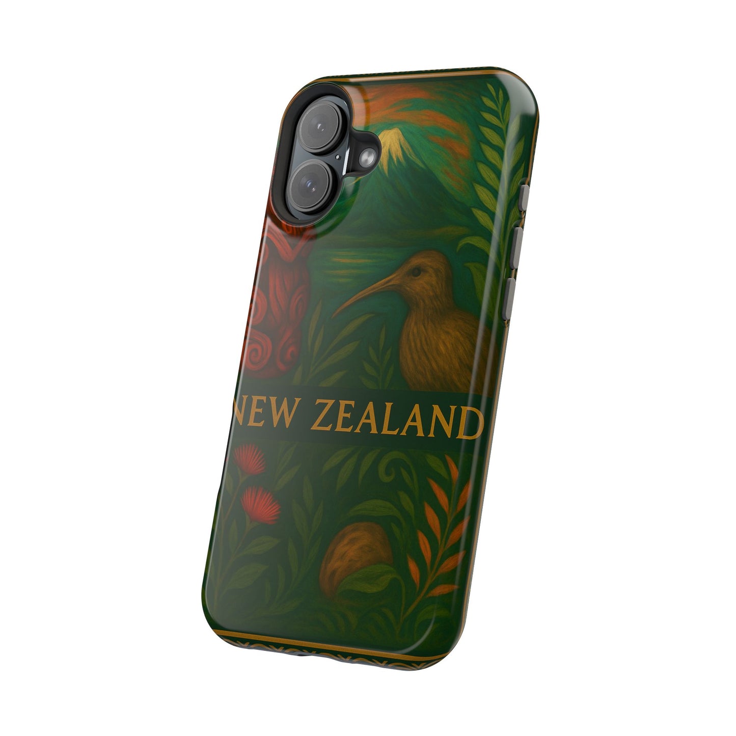 "Funda Magnética Reforzada Magnética Reforzada Nueva Zelanda🏞️ – El paraíso de la naturaleza y la aventura"