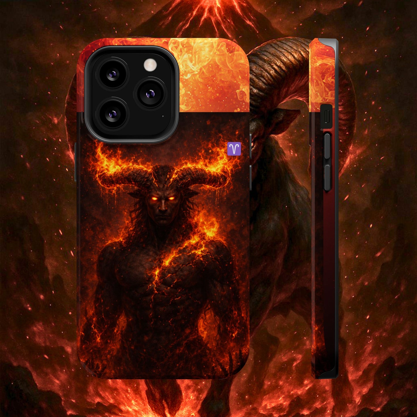 "Funda Magnética Reforzada ♈ Aries — Espíritu de fuego"