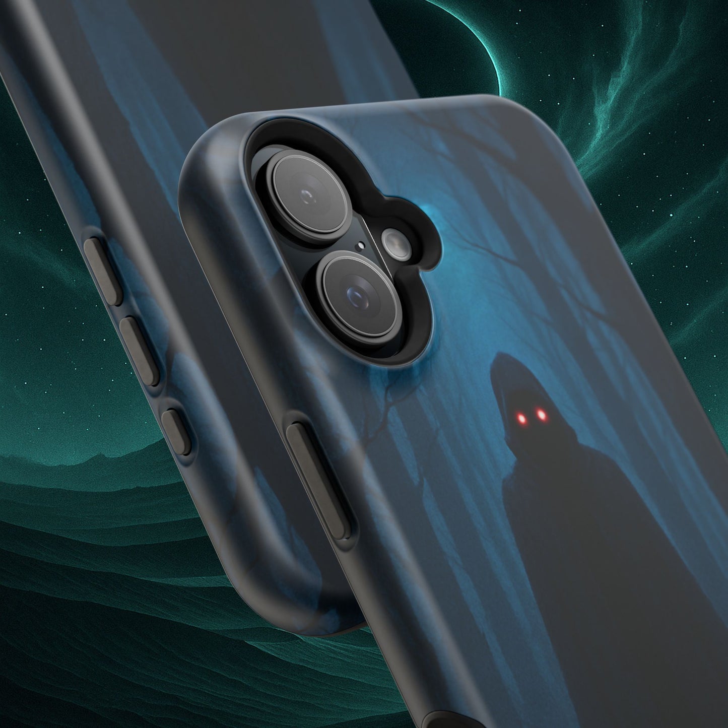 "Funda Magnética Reforzada🖤 El Vigía del Bosque Oscuro"