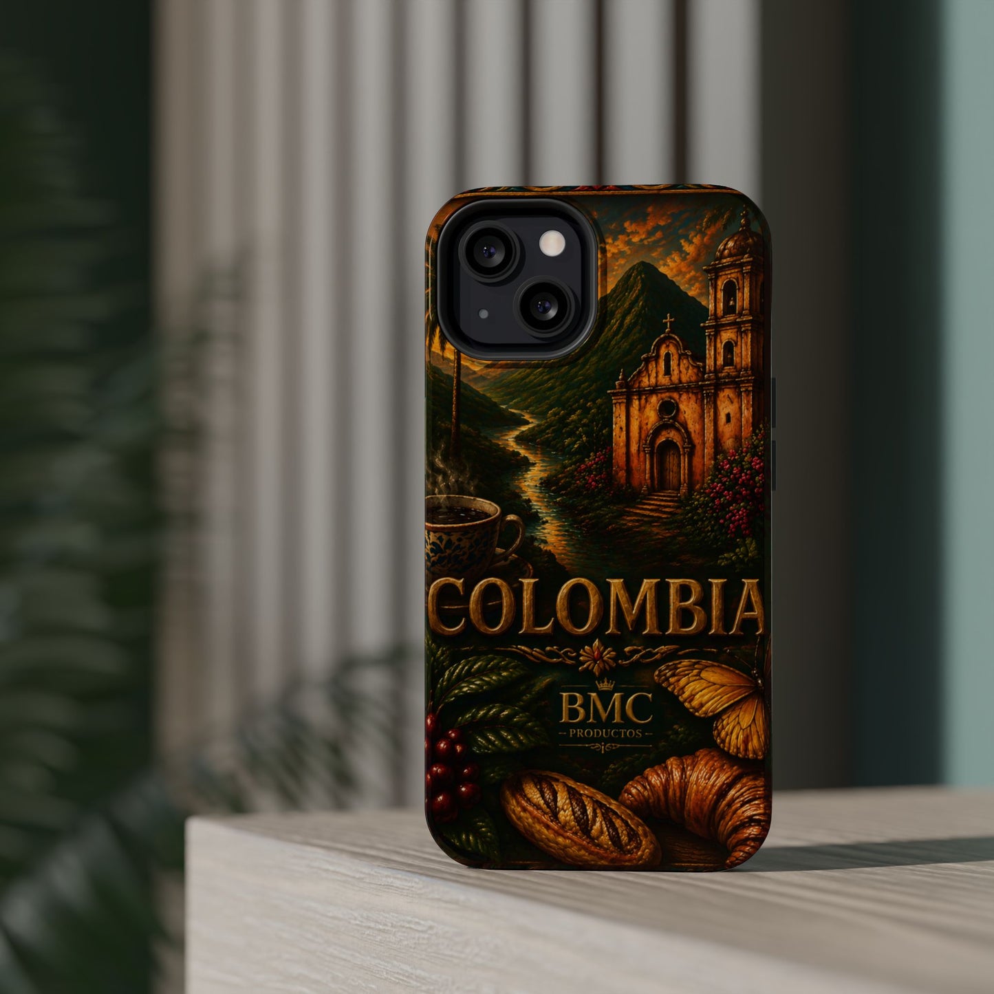 "Funda Magnética Reforzada Colombia: Magia de Colores, Café y Tradición ☕🎨🌄"