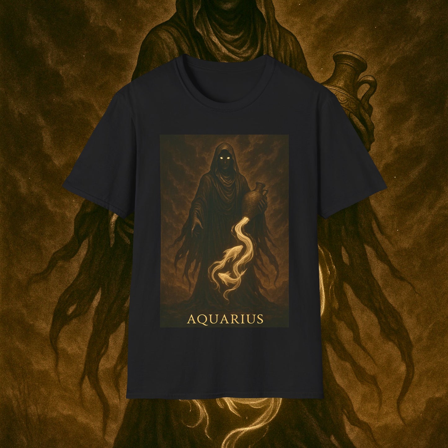 "Camiseta ♒ ACUARIO – El Visionario del Cielo y el Agua"