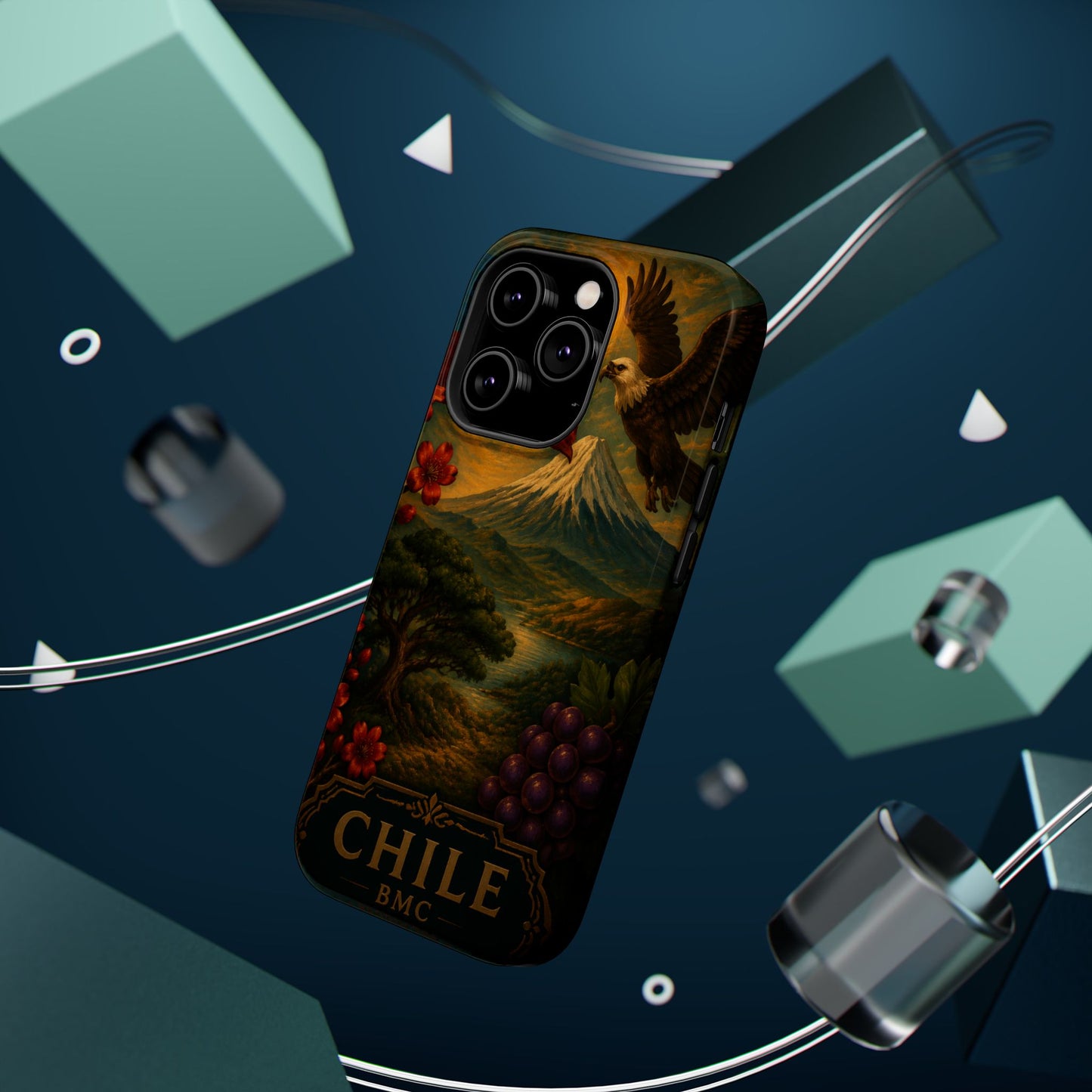 "Funda Magnética Reforzada Magnética Reforzada Chile: Naturaleza Indómita y Horizontes Eternos 🏔️🍇🏜️"