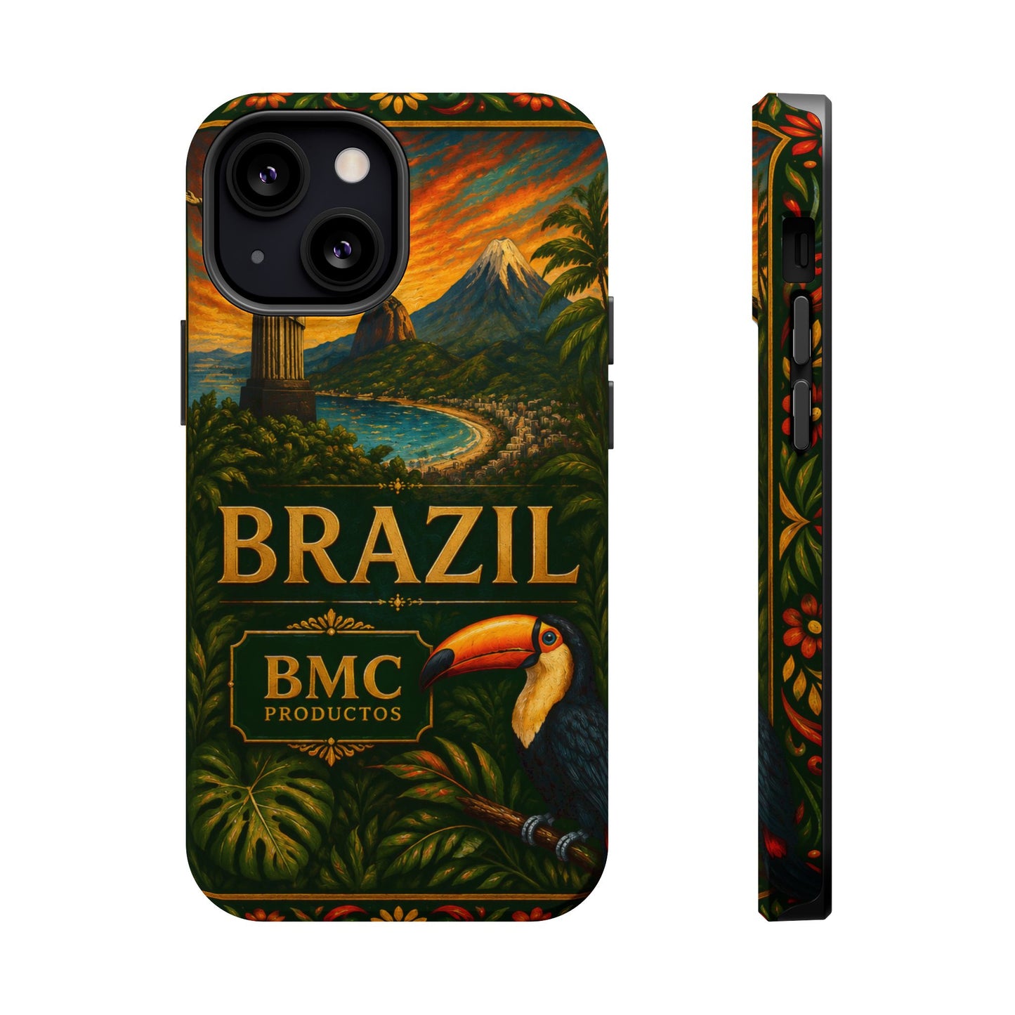 "Funda Magnética Reforzada Magnética Reforzada Brasil: Ritmo, Naturaleza y Alegría Infinita 🎶🌴🏖️"