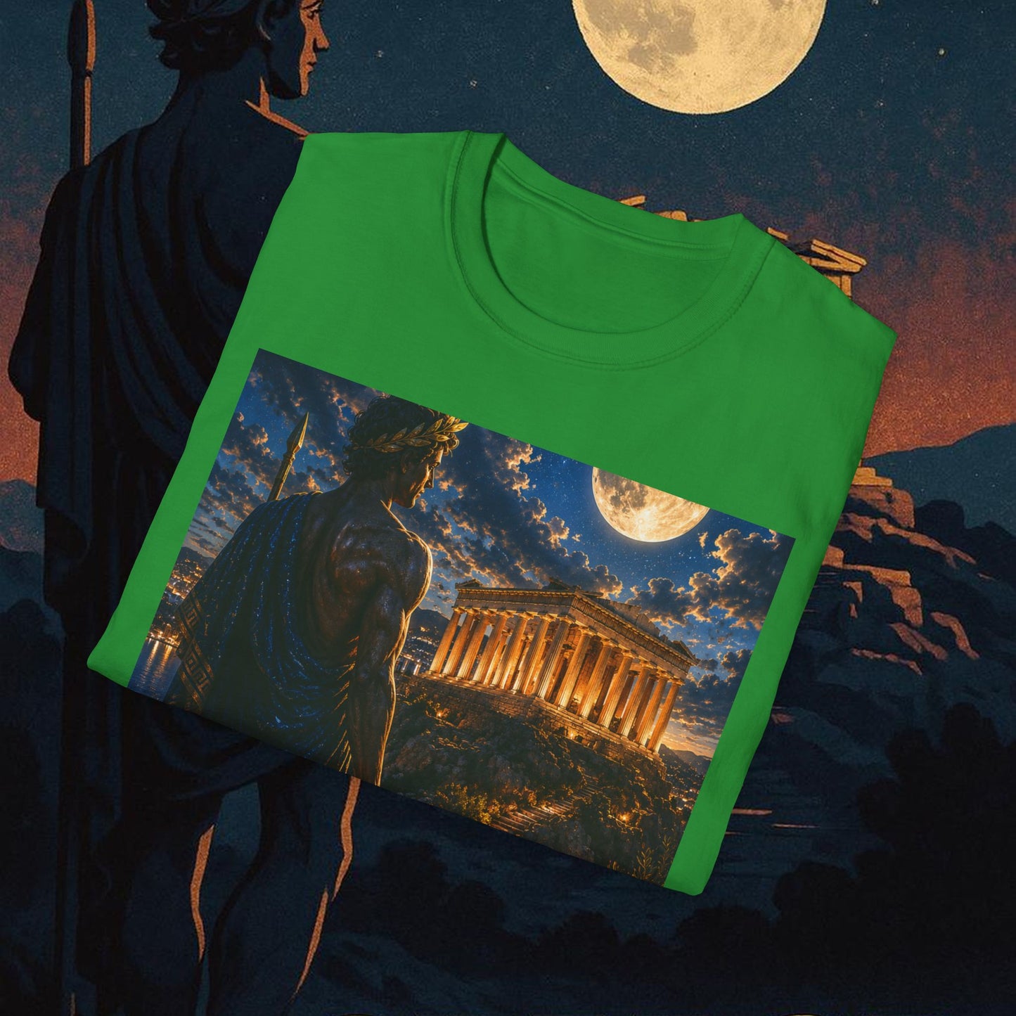 "Camiseta Grecia: Cuna de Dioses, Maravillas y Filosofía 🌊🏛️⚡"