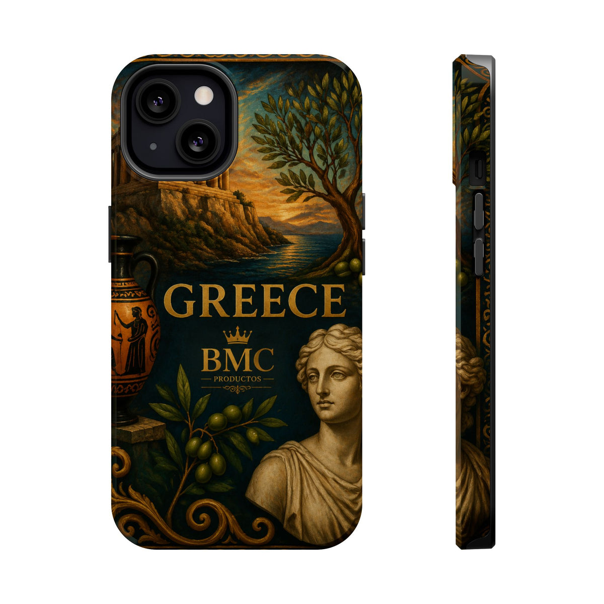 "Funda Magnética Reforzada Magnética Reforzada Grecia: Cuna de Dioses, Maravillas y Filosofía 🌊🏛️⚡"