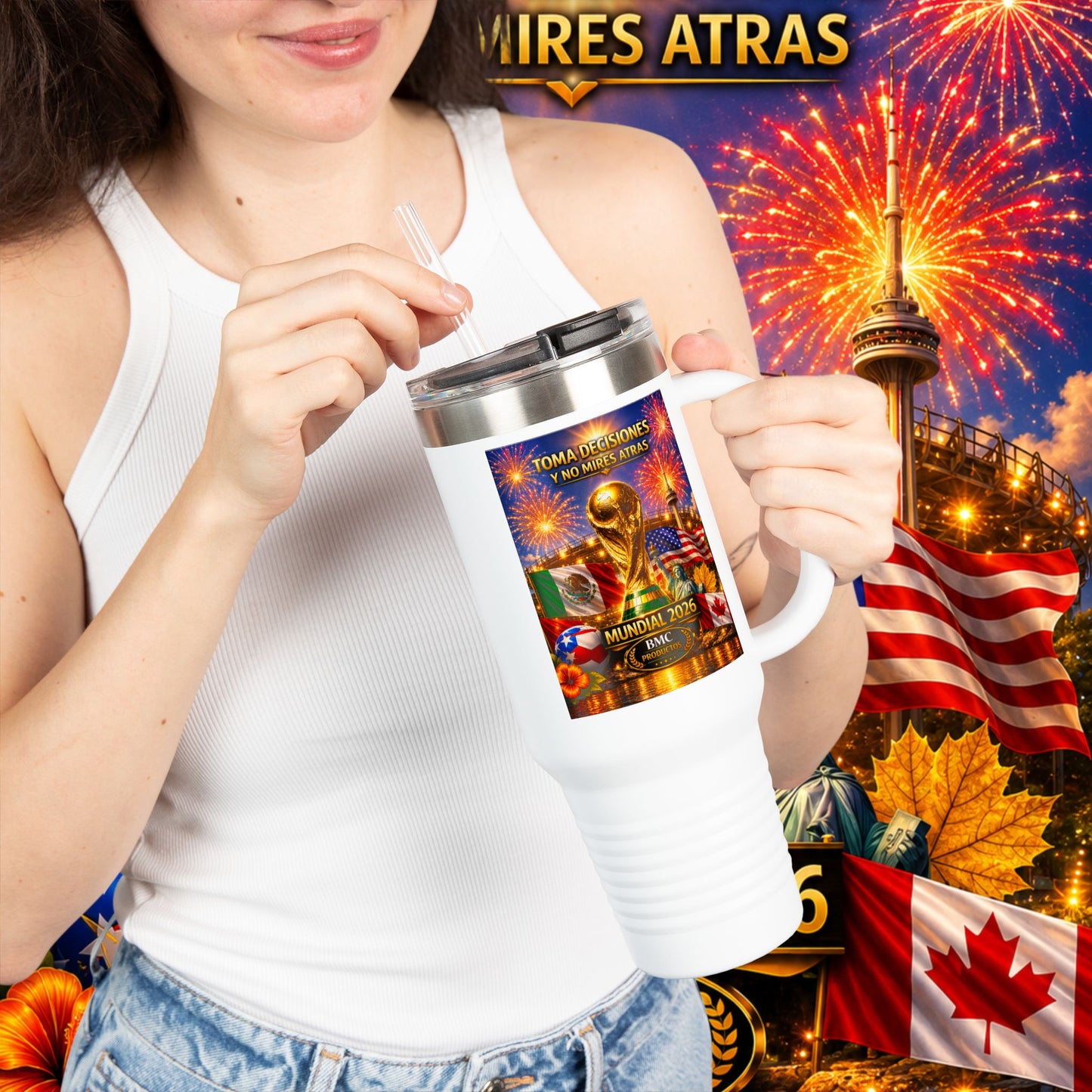 "taza de Viaje Aislada mundial 2026 dia"