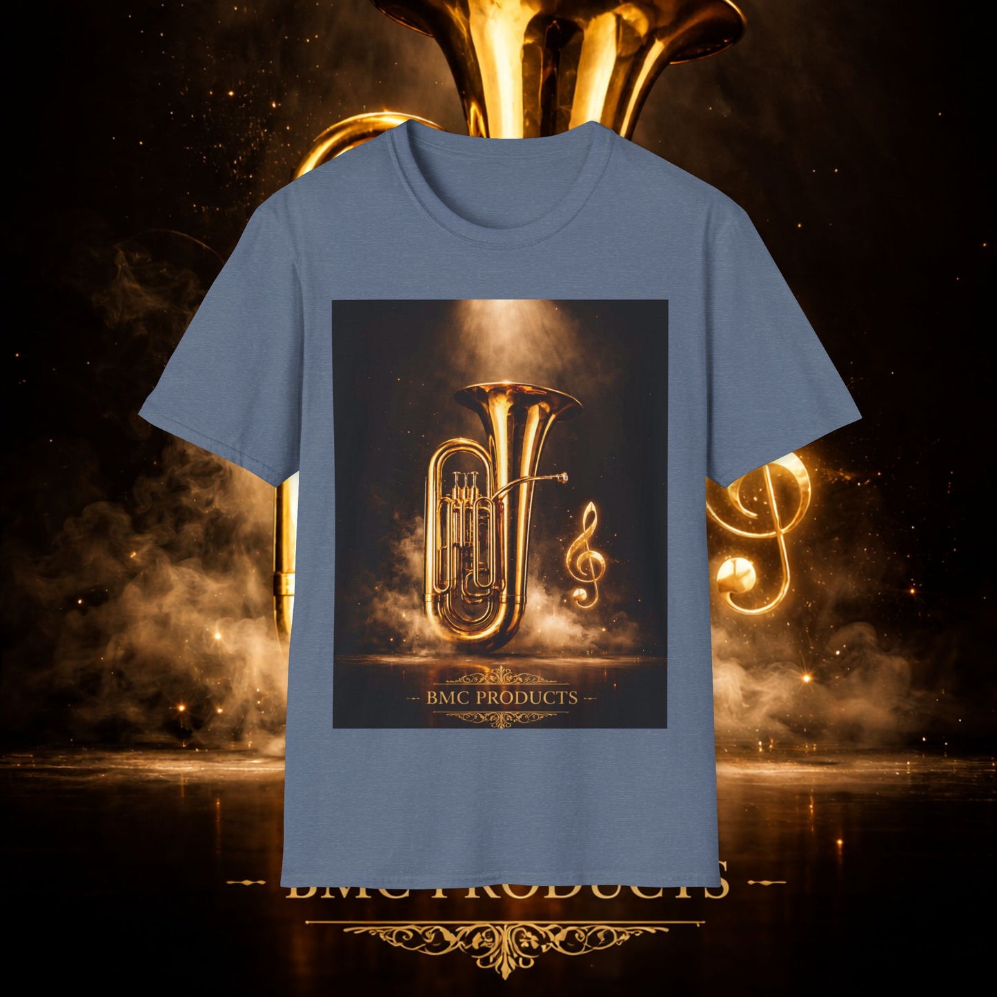 "Camiseta Tuba 🎺🔥 Cuando el alma suena, todo arde.”