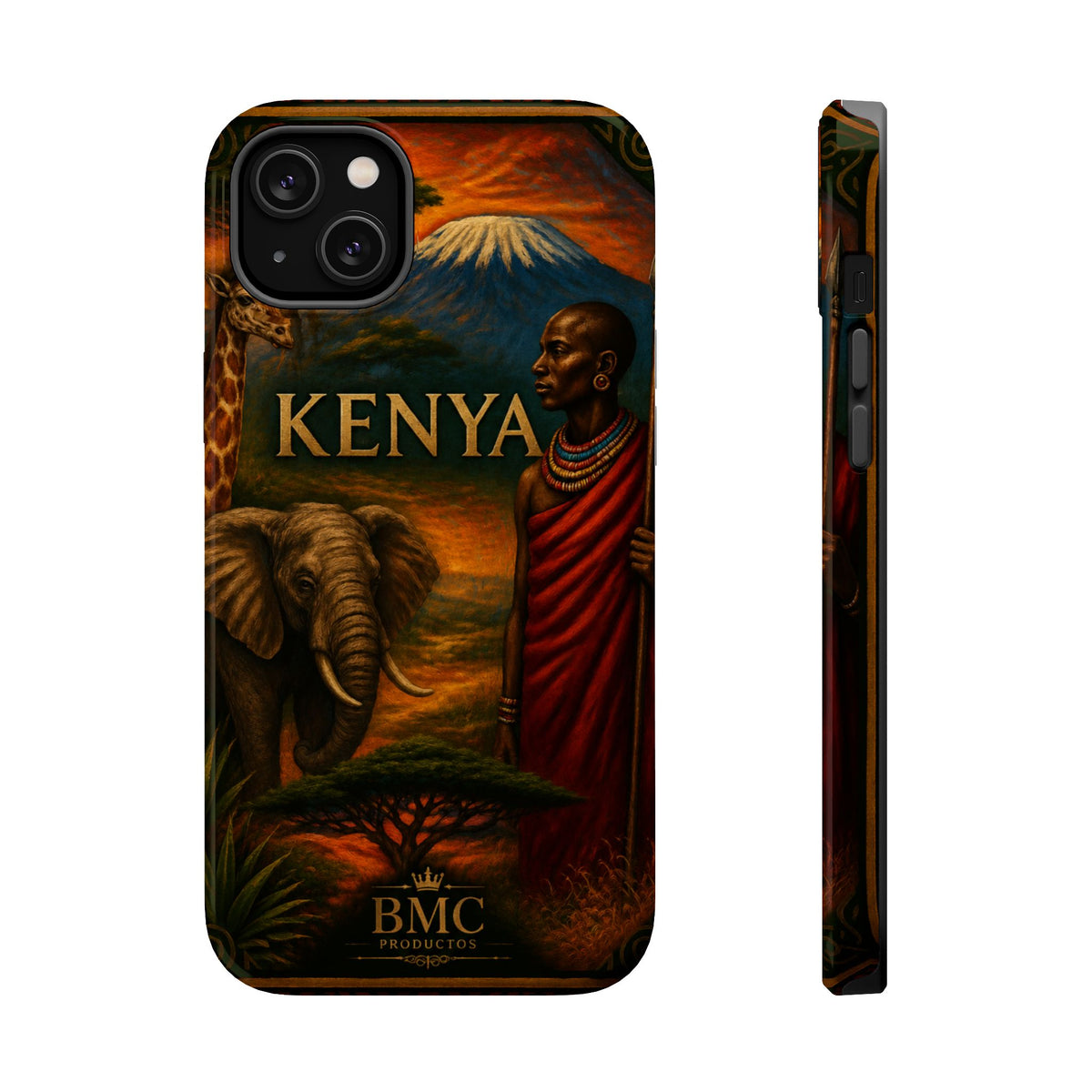 "Reinforced Magnetic Case Kenya: Wild Adventure and Land of Infinite Horizons 🦁🌄🏕️"