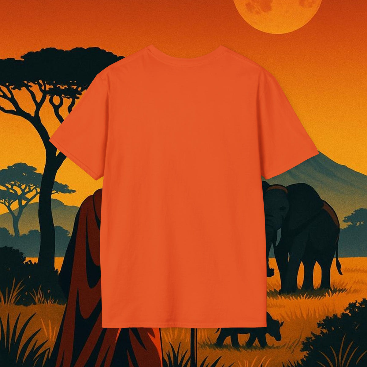 "Camiseta Kenia: Aventura Salvaje y Tierra de Horizontes Infinitos 🦁🌄🏕️"