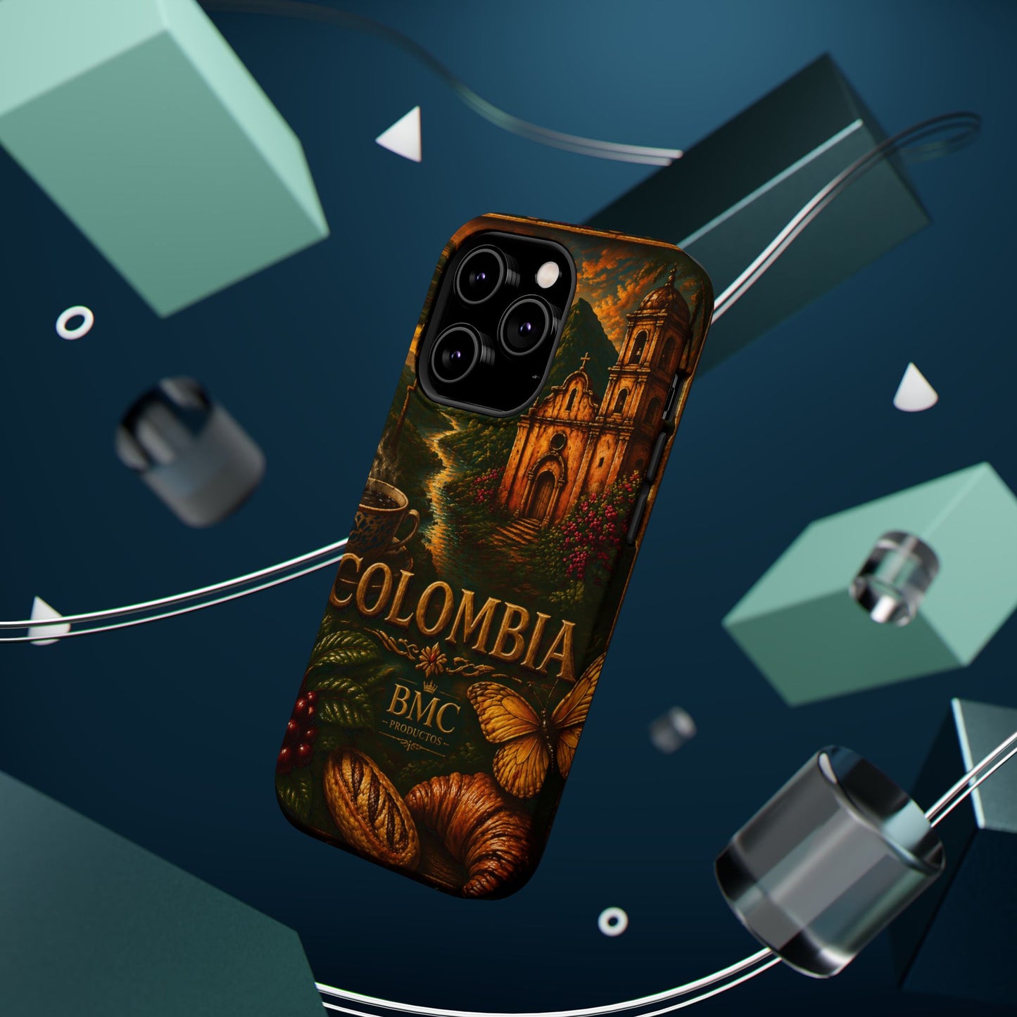 "Funda Magnética Reforzada Colombia: Magia de Colores, Café y Tradición ☕🎨🌄"