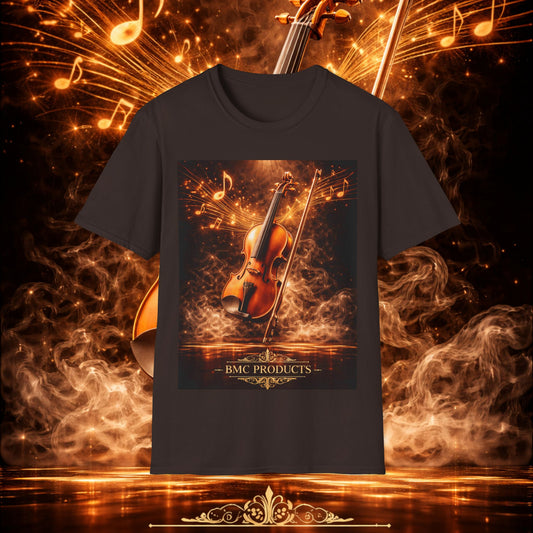 "Camiseta violin 🎻🔥 Toca con el alma. Quema con cada nota.” 🔥🎻