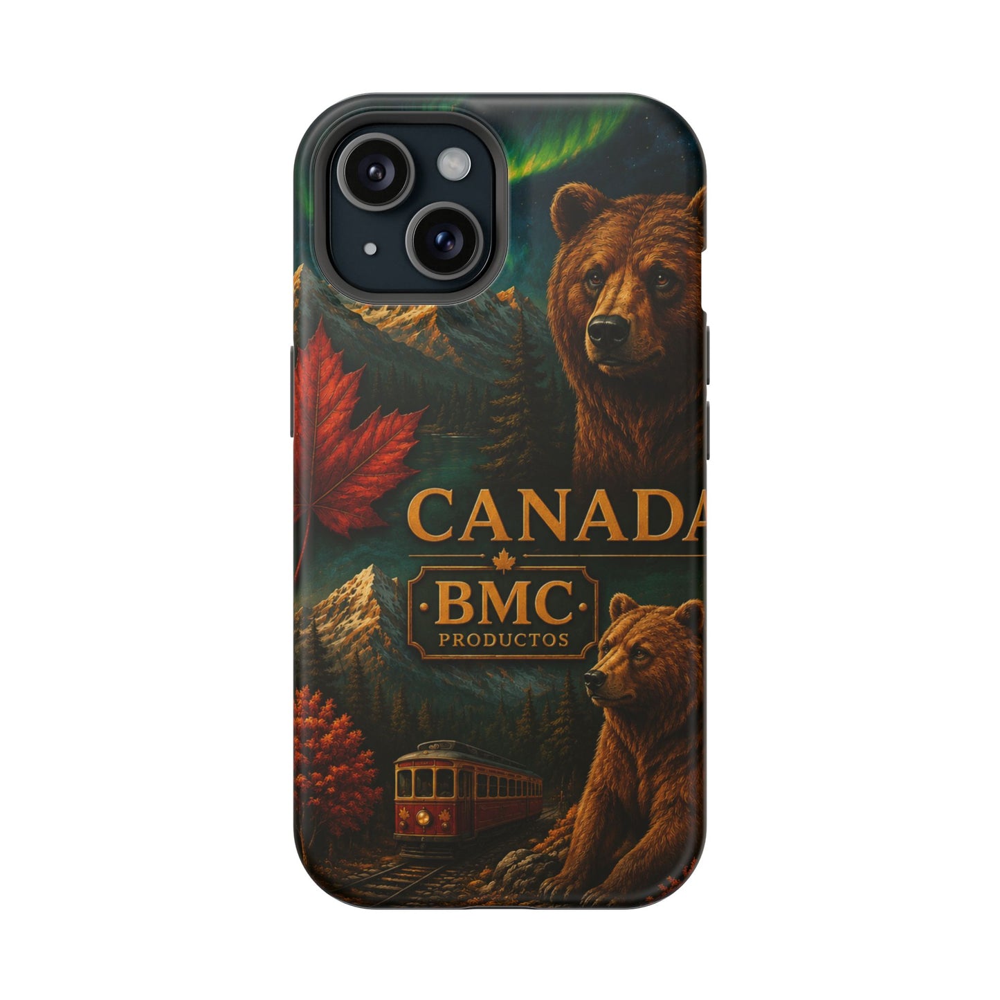 "Funda Magnética Reforzada Magnética Reforzada Canadá: Naturaleza Majestuosa y Espíritu Libre 🍁🏞️🦌"
