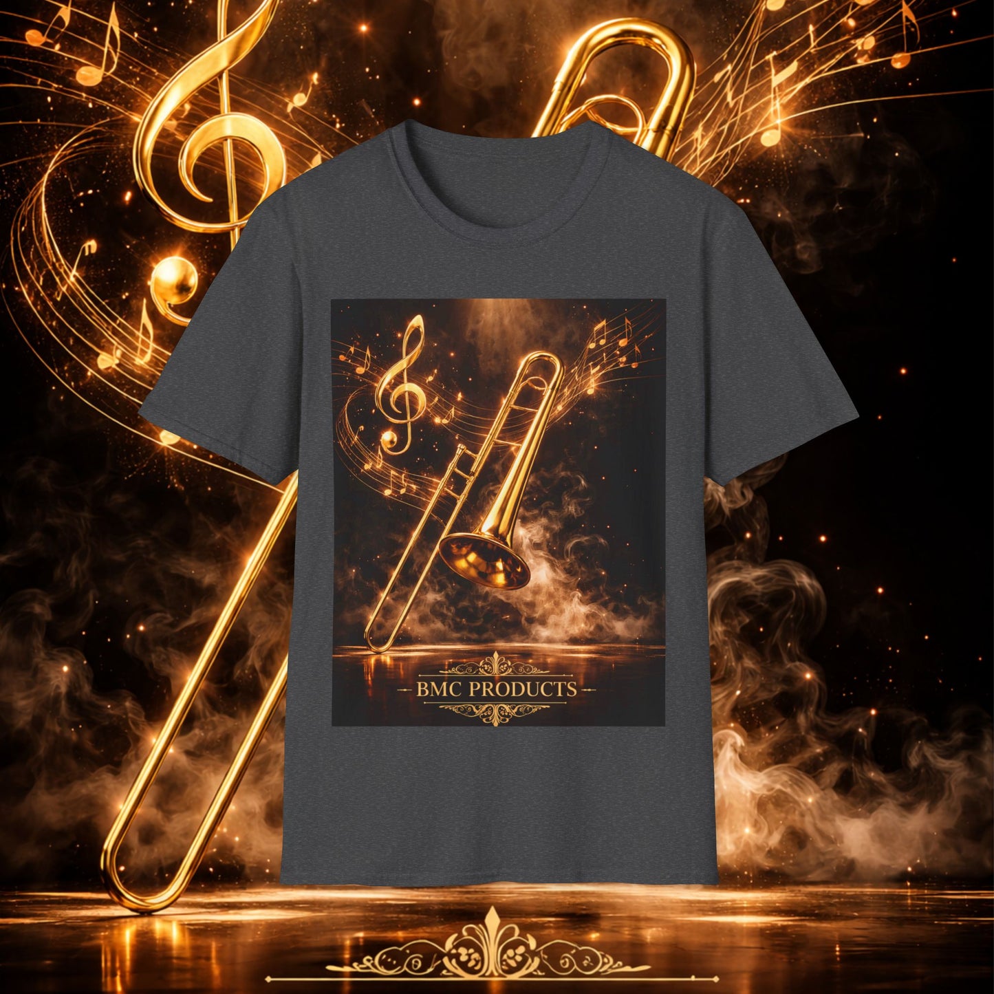 "Camiseta Trombón 🎷🔥No todos los fuegos hacen ruido… algunos tocan el alma.” 🔥🎷