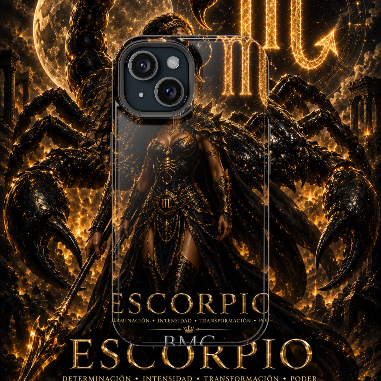 "Funda Magnética Reforzada ESCORPIO M –La Vigilante de las Sombras"