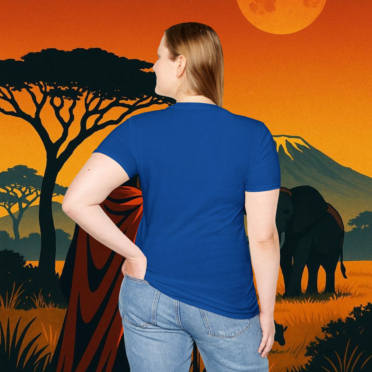 "Camiseta Kenia: Aventura Salvaje y Tierra de Horizontes Infinitos 🦁🌄🏕️"