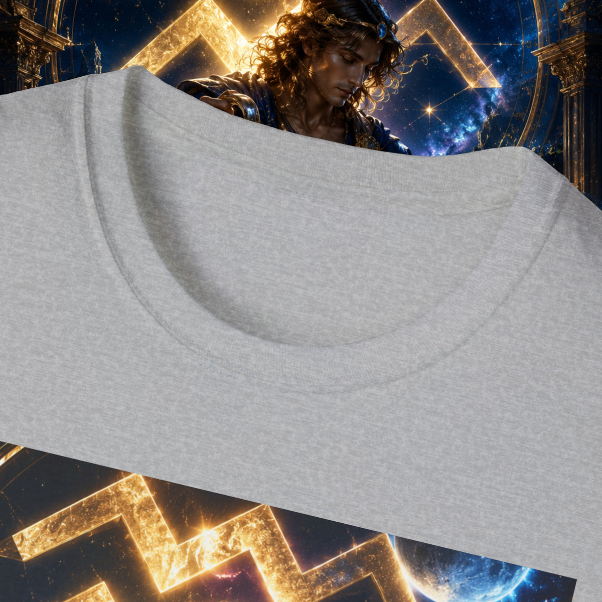 "Camiseta ♒ ACUARIO – El Visionario del Cielo y el Agua"