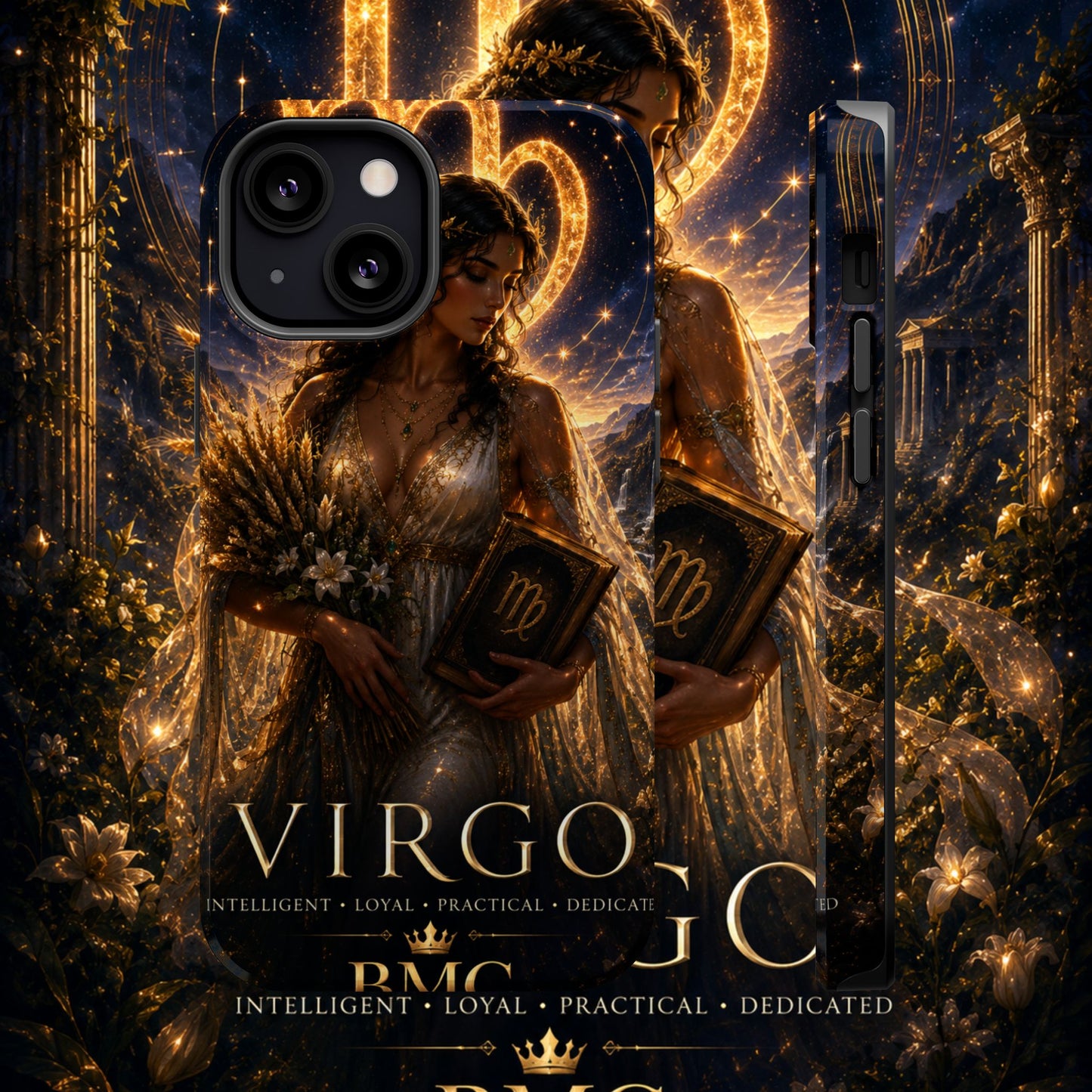 "Funda Magnética Reforzada ♍ Virgo-La Guardiana del Conocimiento"