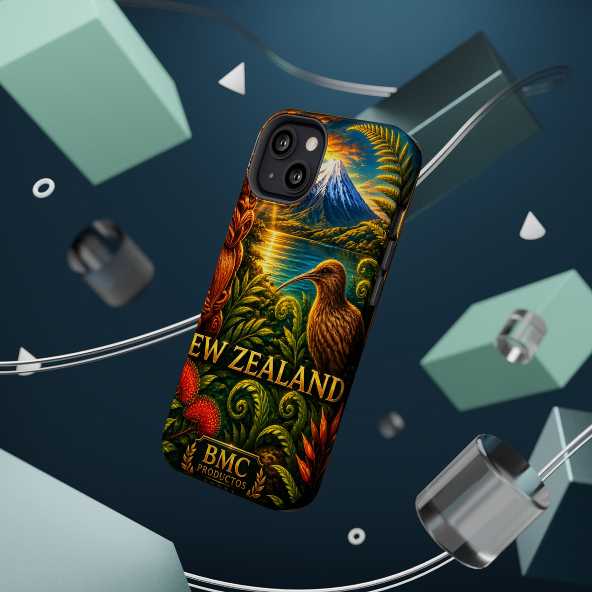 "New Zealand Reinforced Magnetic Case🏞️ – A paradise of nature and adventure"