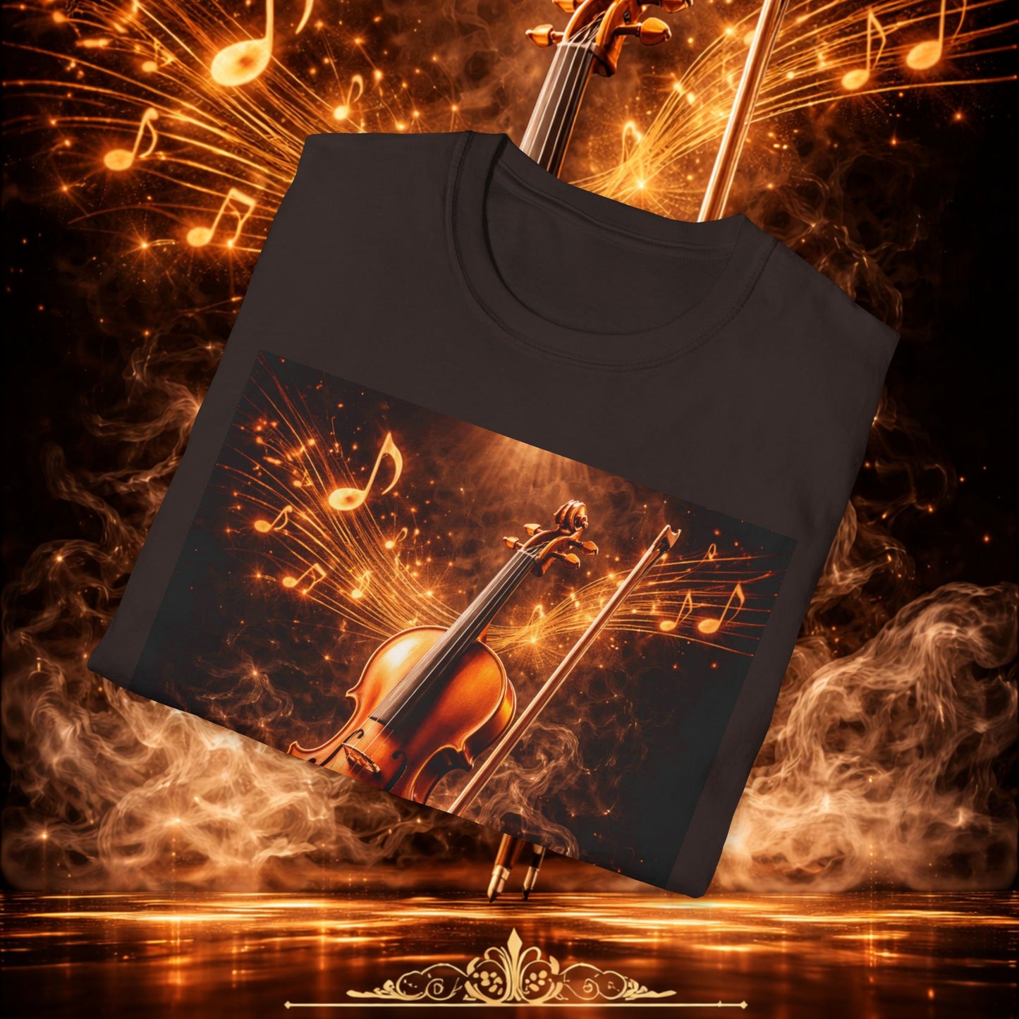 "Camiseta violin 🎻🔥 Toca con el alma. Quema con cada nota.” 🔥🎻