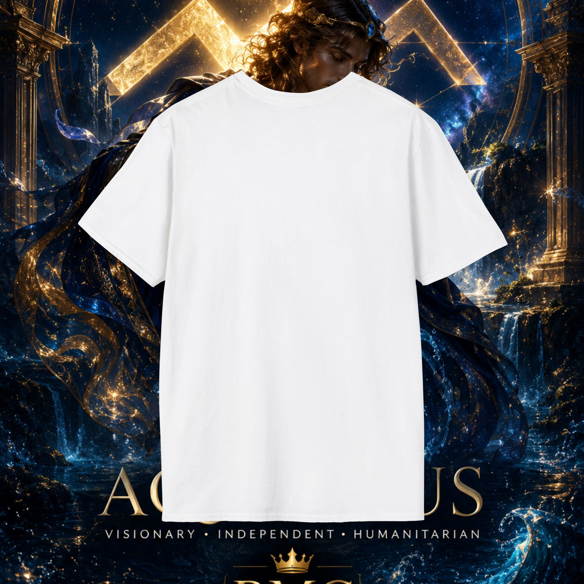 "Camiseta ♒ ACUARIO – El Visionario del Cielo y el Agua"