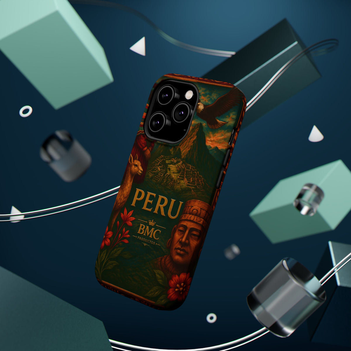 "Peru: Mysticism, History, and Eternal Wonders Reinforced Magnetic Case 🏔️🦙🛕"