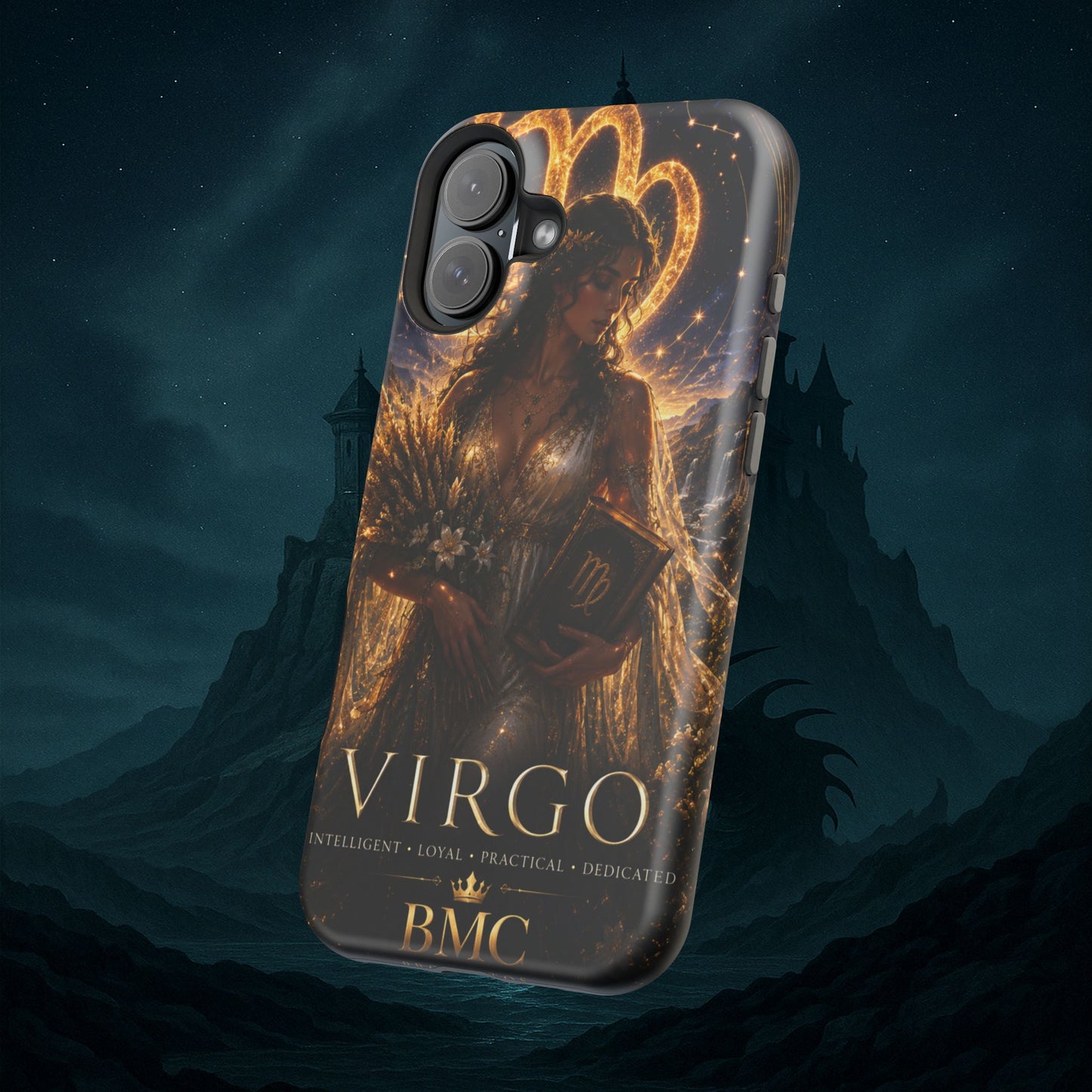 "Funda Magnética Reforzada ♍ Virgo-La Guardiana del Conocimiento"