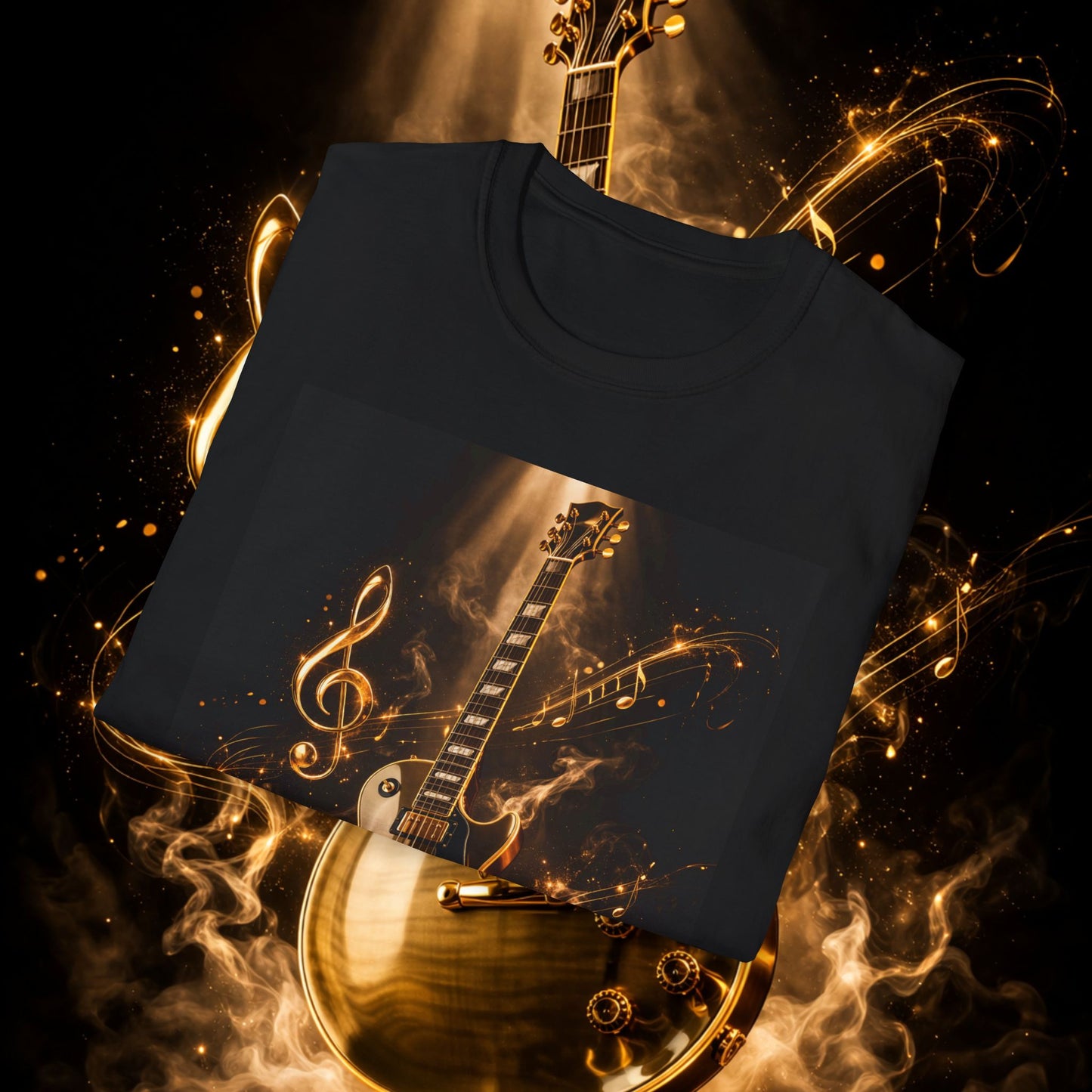 "Camiseta guitarra 🎸🔥Donde vibra una cuerda, nace una llamarada.” 🔥🎸
