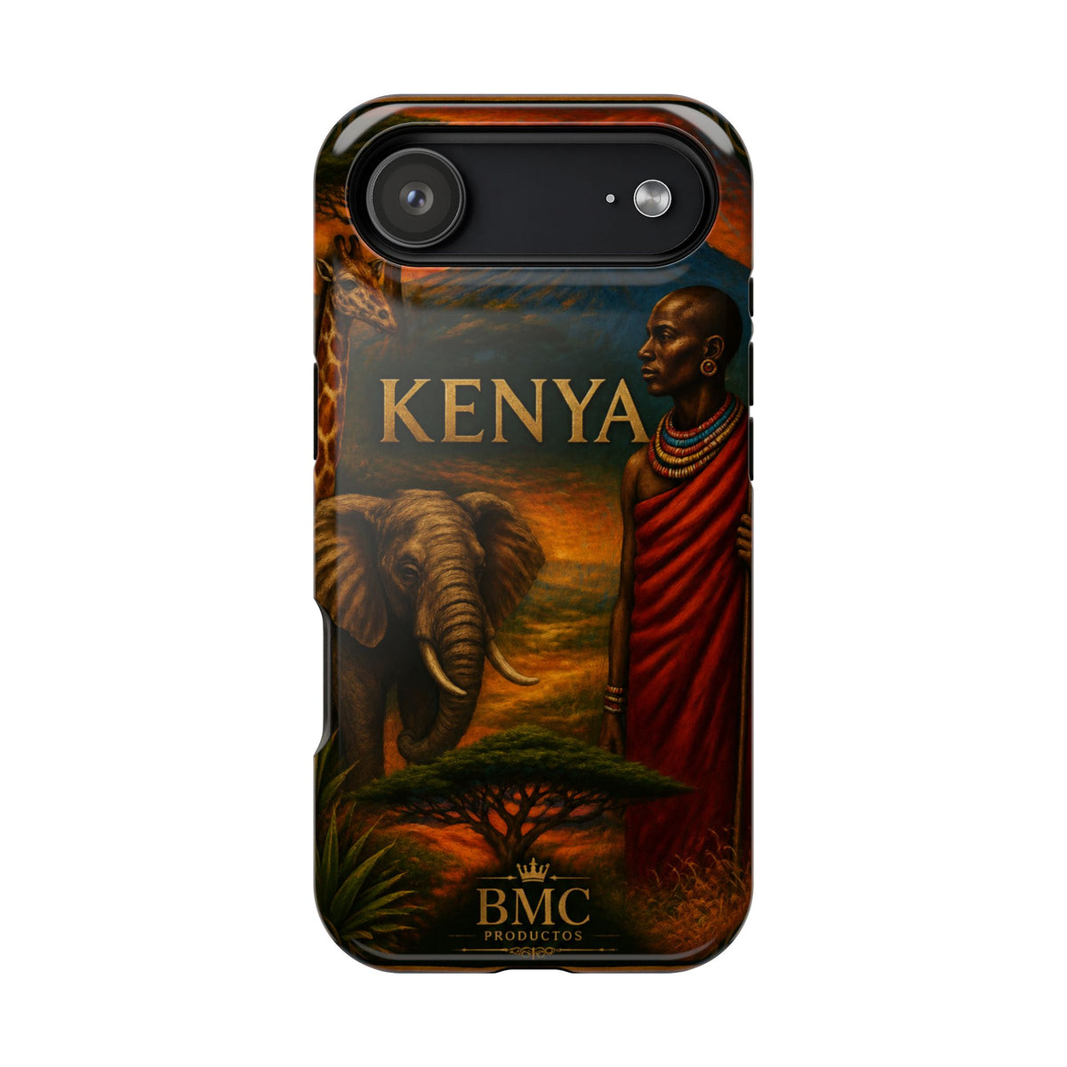 "Reinforced Magnetic Case Kenya: Wild Adventure and Land of Infinite Horizons 🦁🌄🏕️"