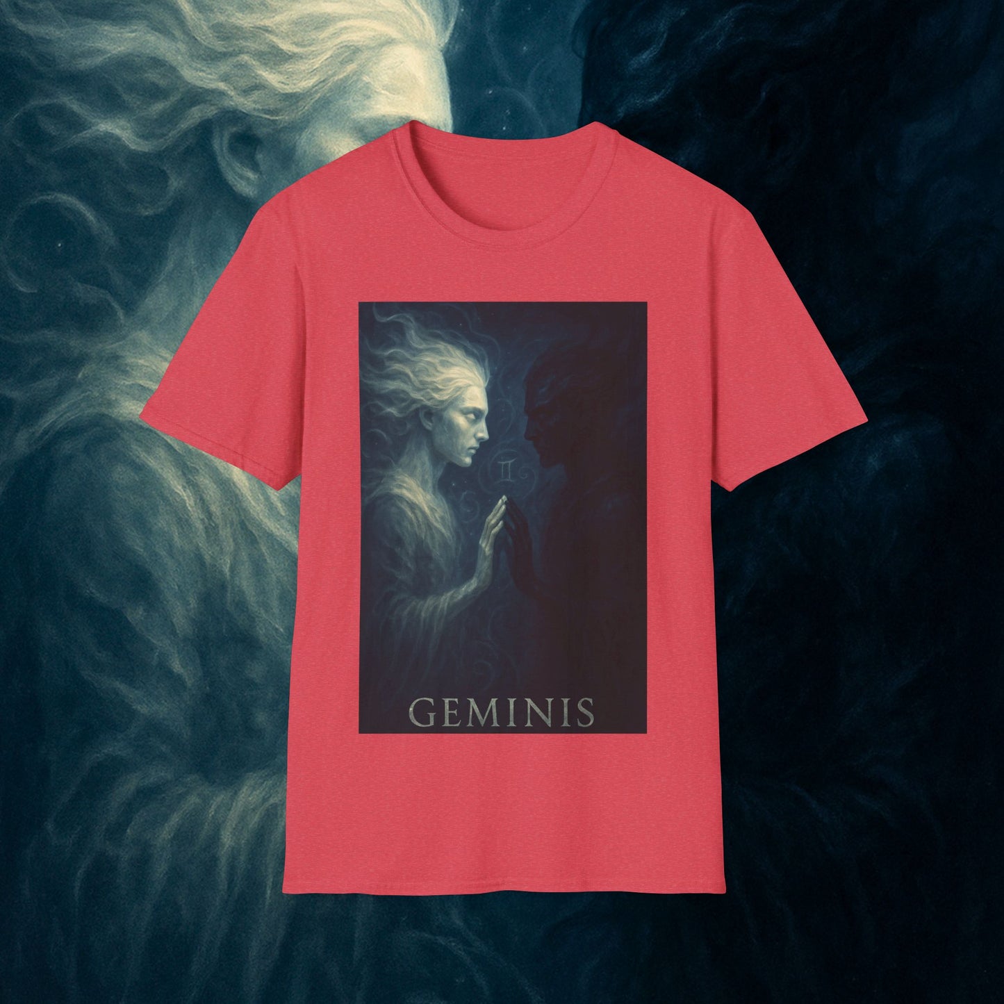 "Camiseta ♊ Géminis — Reflejo del alma dividida"