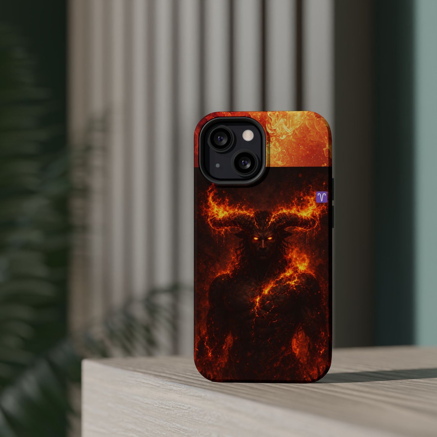 "Funda Magnética Reforzada ♈ Aries — Espíritu de fuego"