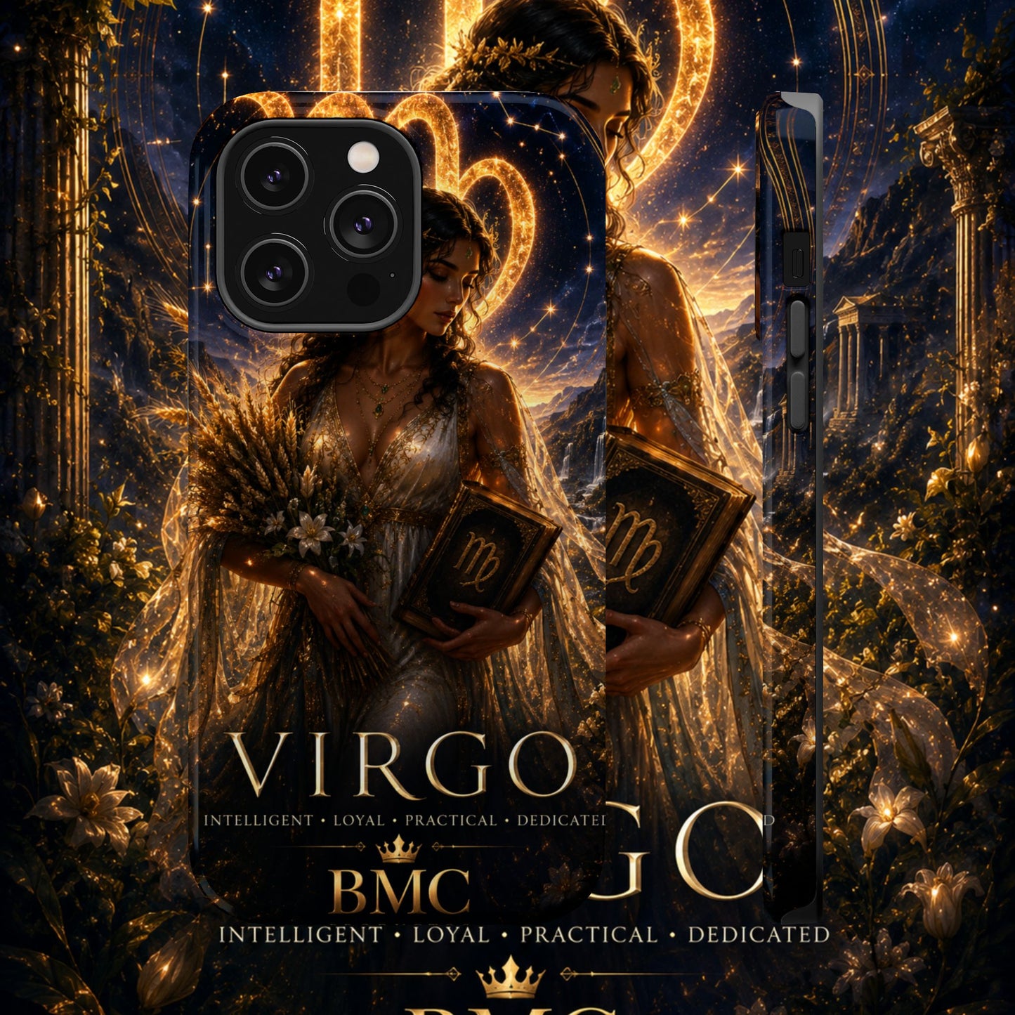 "Funda Magnética Reforzada ♍ Virgo-La Guardiana del Conocimiento"