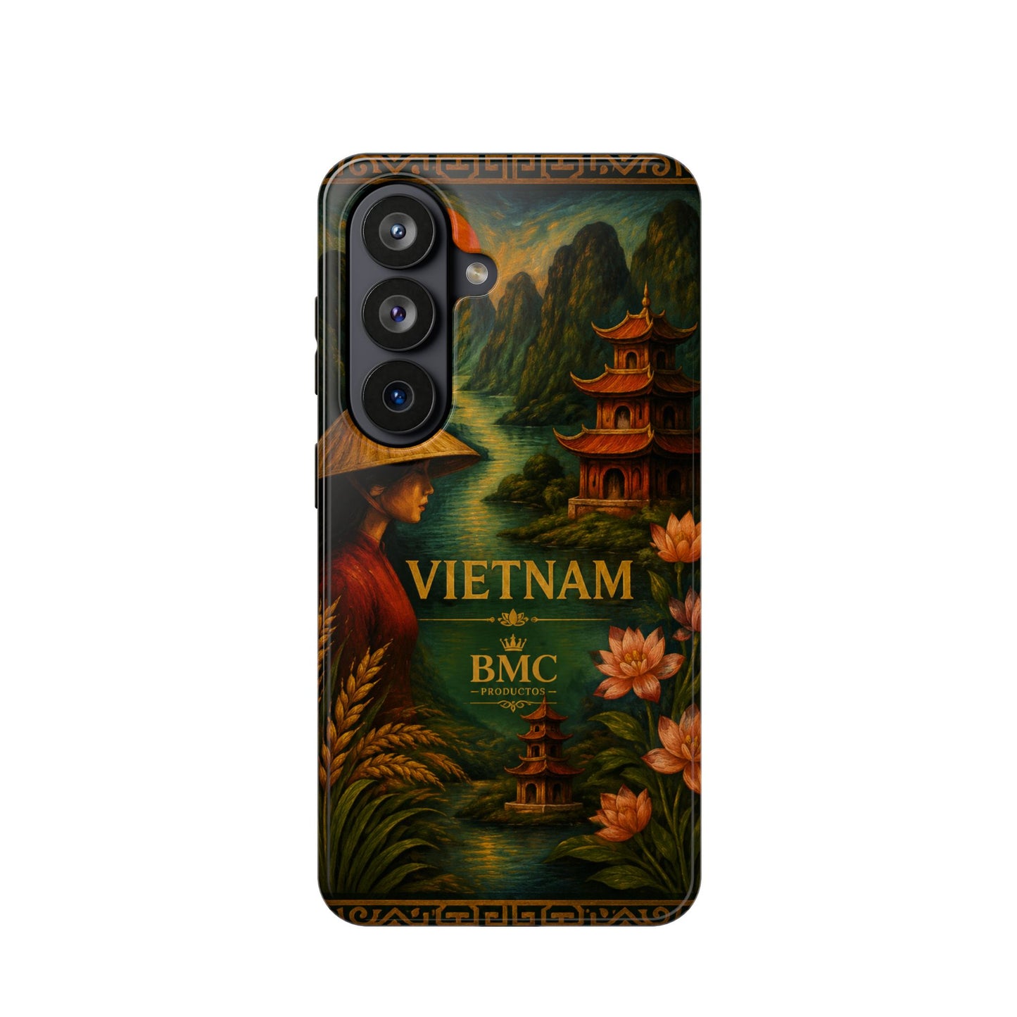 "Funda Magnética Reforzada Magnética Reforzada  Vietnam: Tradición, Naturaleza y Leyendas Ancestrales 🎋🏯🐉"