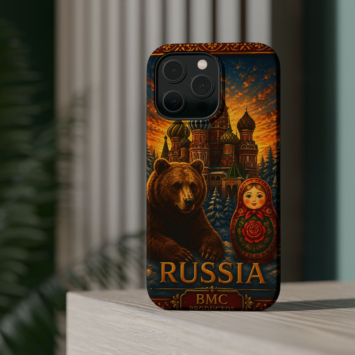 "Reinforced Magnetic Case Russia❄️ – Land of history, mystery, and grandeur"
